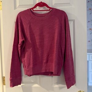 J. Crew Vintage Fleece in Rich Pink